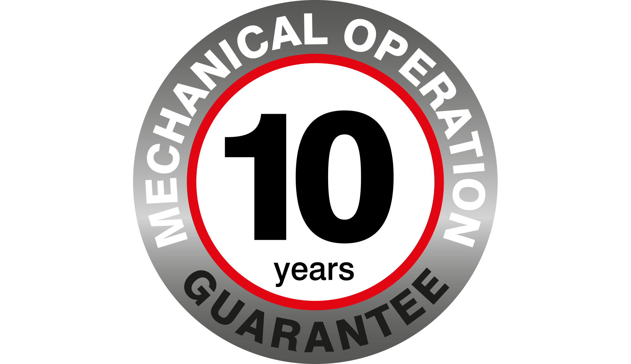 10 year guarantee icon